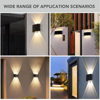 Luz De Pared LED De Aluminio Impermeable 110V 220V Para Exterior Y Dormitorio Iluminación Moderna Para Jardín Y Interior - details 12