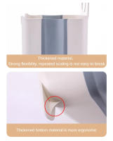 Cesta De Ropa Sucia De Pared Resistente Y De Gran Capacidad Cesta De Almacenamiento De Ropa Fácil De Limpiar Para El Hogar - details 6