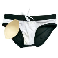 Bragas De Baño Para Hombre UXH Traje De Baño Corto De Playa Estilo Surfe Sexy Triangular De Verano Material Poliéster Y Nylon - details 22