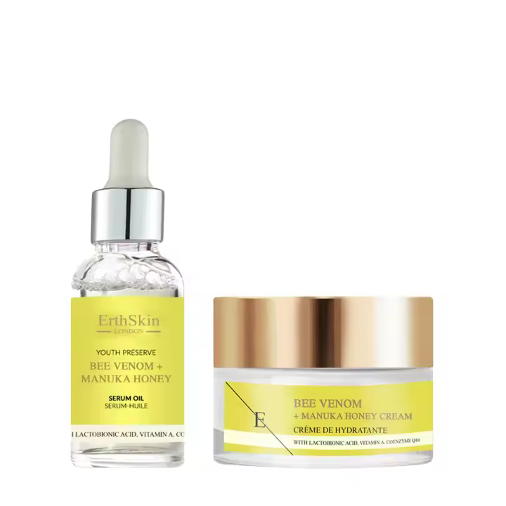 Crema de veneno de abeja y miel de Manuka (50 ml) + Aceite de suero de veneno de abeja y miel de Manuka (30 ml) - 1
