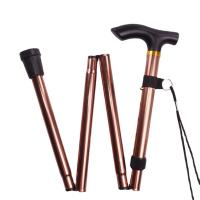 Bastón Telescópico De Aleación De Aluminio Para Caminar Y Acampar Batea De Hierro Plegable Para Ancianos Bastón De Apoyo - details 0