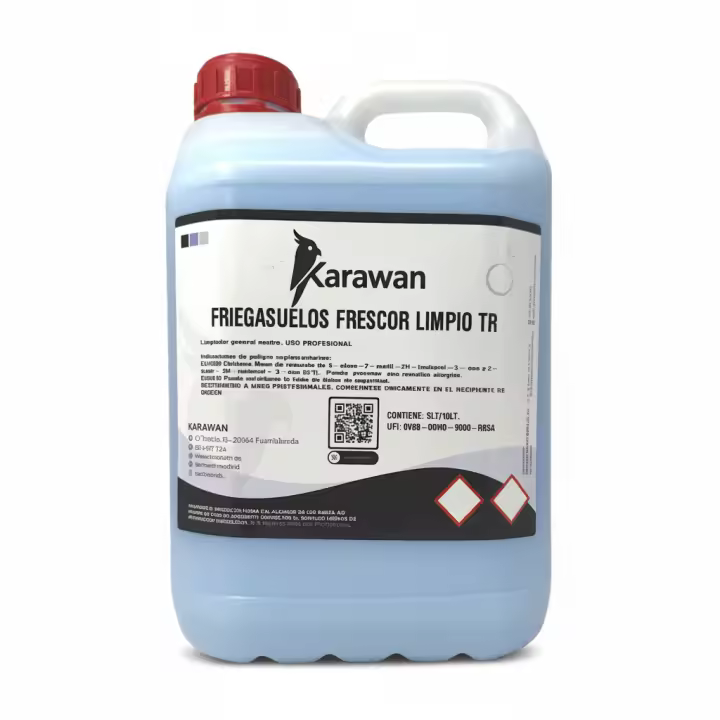 Fregasuelos Frescor Limpio TR Y Limpiacristales Perfumado Karawan | Pack Dúo Limpieza Hogar | Suelos Y Cristales Brillantes - 1