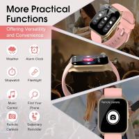 Reloj Inteligente Mujer, 1.85" Smartwatch con Llamadas Bluetooth, Podómetro/Pulsómetro/Monitor de Sueño, Impermeable IP68 Smart Watch, 110+ Modos Deportivos Pulsera Actividad para Android iOS Oro Rosa - details 5
