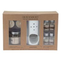Juego de Fragancias de Cerámica Blanco - Set de 4 Botes Aromáticos 10ml, 2 Velas 12g y un Tarro 60g - details 0