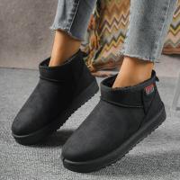 Botas De Pies Descansados De Corduroy Para Mujer Invierno 2024 Comodidad No Esmeriladas Antideslizantes Cordura Suela De Goma - details 3
