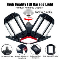 Bombilla LED Plegable E27 Para Garage Y Tienda Luz De Techo Ajustable Multi Panel Para Ferretería Almacén Iluminación Industrial - details 2