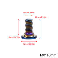 Tornillos Para Disco De Freno De Motocicleta M8 16mm 25mm 30mm Acabado En Ahumado Accesorios De Motocross Piezas Modificadas - details 5