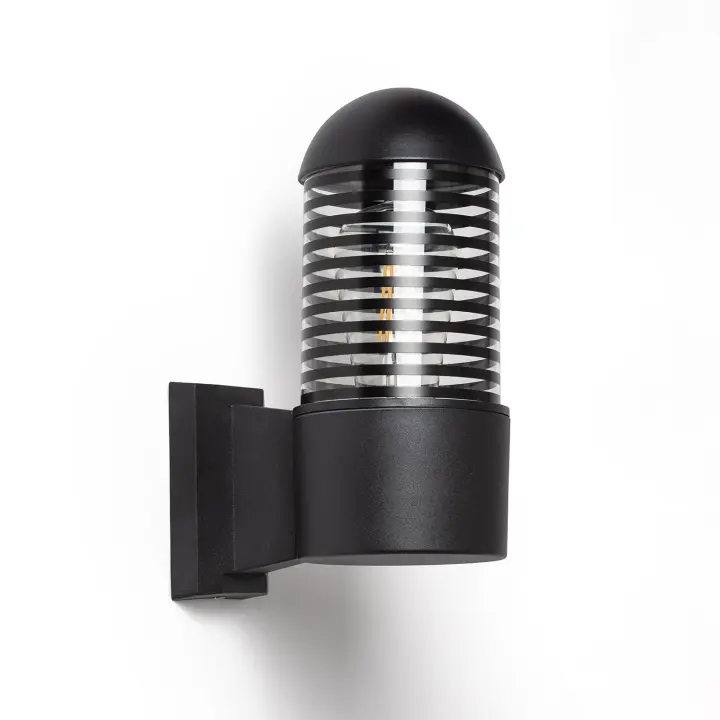 Ledkia Lámpara de Pared Exterior Aluminio Malmo Negro - 1