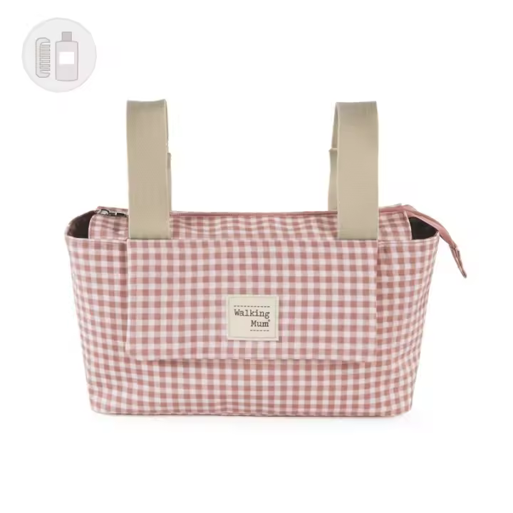Walking Mum Bolso Organizador Para Cochecito Bebe I Love Vichy - 1