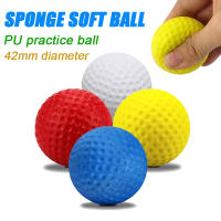 Bola De Práctica De Golf Suave De Esponja PU Colorido 42mm Juguete Para Interior Material De Espuma Sólida - details 2