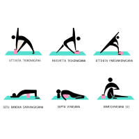 Bloques De Yoga De Alta Densidad En Foam EVA Firmes Bloque De Gimnasia Para Alivio Del Dolor Muscular Y Estrés Color Rosa - details 2
