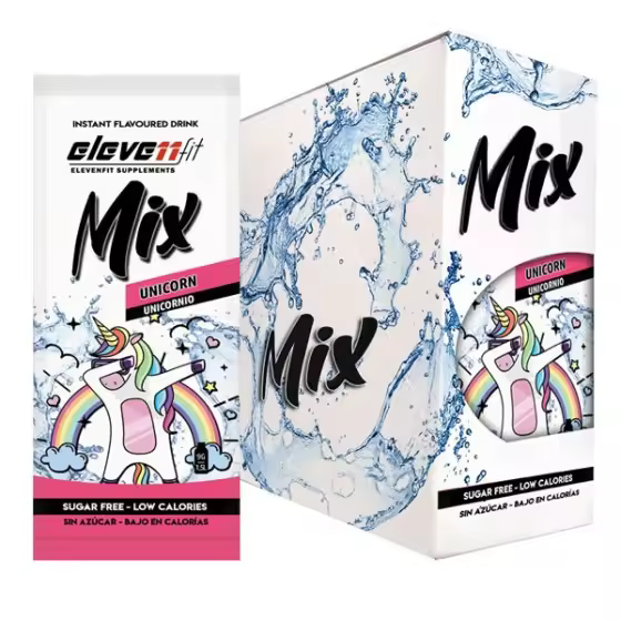 24x Mix Saborizante En Polvo (24X9G) *todos los sabores de agua* - Elevenfit  + 2 mix aleatorios / Sin azúcar  Bajo en calorías  deliciosos sabores - 1