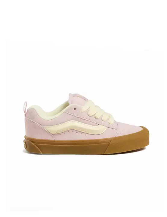 Zapatilla Vans WM Knu Skool Rosa/Beige/Gum - 1