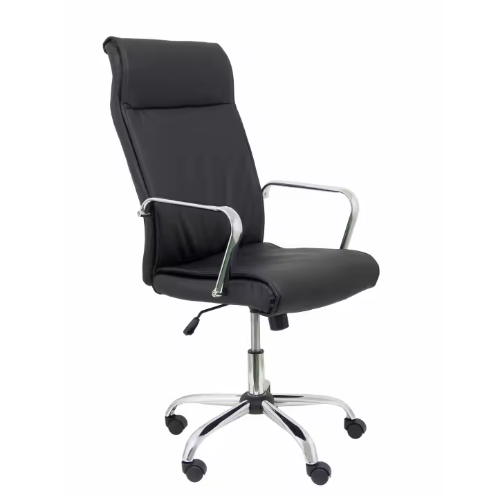 Piqueras Y Crespo Sillón de Dirección Ergonómico Basculante y Crespo Negro - 1