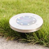 Outdoor solar lights, 8 garden lights, 8LED solar stainless steel underground lights - details 4