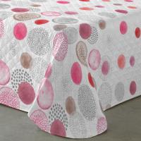 UNIFABRIC HOME TEXTIL Colcha Bouti Primavera Verano Reversible Color Coral Mod.ROCIO Cama 90 ,105,135 y 150 Ligeras y Suaves ,Incluye fundas de cojín,Termosellada No hace bolitas y fácil planchado - details 4