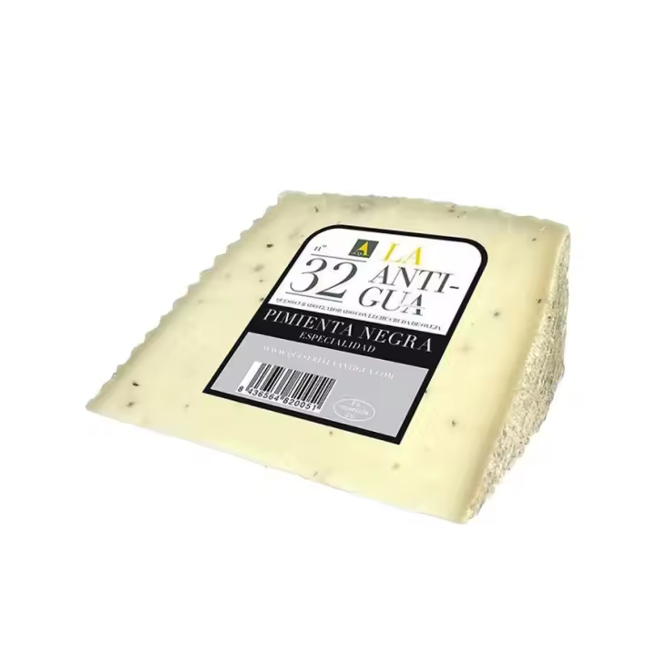 Quesería la Antigua - Queso de oveja curado con pimienta negra - 1