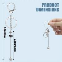 10/20Pcs Llavero Pole Charm Encantado Colgante Bonito Conjunto De Adornos Llavero DIY Suministros Para Hacer Pendantes Vacíos - details 5