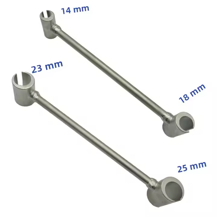 Llave Ajustable De Doble Cabeza Para Abrazaderas De Resorte Herramienta De Reparación De Ranuras De Ganchos Para Puertas Y Puertas De La Casa - 1