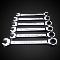 Llave De Eje Fijo De 6-24mm Métrica Acero Cromo Vanadio 12 Puntos Con Llave De Ratón De 72 Dientes Y Cabeza Abierta Herramienta Multifuncional Antideslizante - details 6