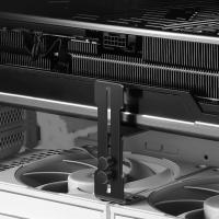 Soporte De Tarjeta Gráfica En Acero Inoxidable Chasis 12cm Con Posición De Ventilador Soporte Para GPU Previene La Suspendida Para RTX 4090 4080 4070 Accesorio De Enfriamiento Para Computadora - details 2
