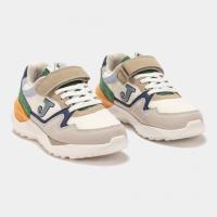 Deportivas para niño de Joma con velcro mod. 3080 JR 2516 en color beig y gris - details 0