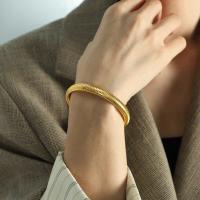 Pulsera De Acero Inoxidable Impermeable Retro Con Elasticidad Y Polvo Metálico Dorado 18K Platinado Moda Unisex Para Hombres Y Mujeres - details 4