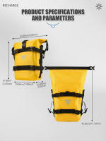 Bolsa De Bumper Frontal Para Motocicleta 8L Impermeable Moto Saddle Pannier Bag Accesorio Profesional Para Motorbike Lateral - details 1