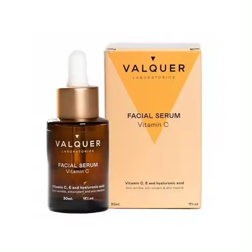 Valquer Serum Facial Vitamina C y Ácido Hialurónico 30 Ml - Antioxidante y Hidratante - 1