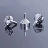 5Pcs Funel De Acero Inoxidable Mini Para Cocina Con Filtro Desmontable Y Boca Ancha Herramientas De Cocina Para Conservas De Aceite Y Líquidos - details 4