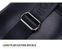 Bolsa De Pecho BULLCAPTAIN De Cuero Genuino Para Hombres Estilo Moda Casual Gran Capacidad Bolsa De Negocios Con Cierre De Cremallera Y Hebilla - details 17