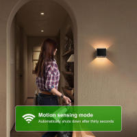 Lámpara De Pared LED Recargable Con Control Remoto Y Luz RGB Iluminación Ajustable Sin Cable Decoración Moderna Para El Hogar - details 4
