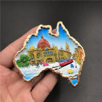Imán De Nevera De Resina Con Paisajes Turísticos De Hungría Dubai Thailand Polonia Egipto Italia Australia Alemania España Bélgica Recuerdo De Viaje - details 8