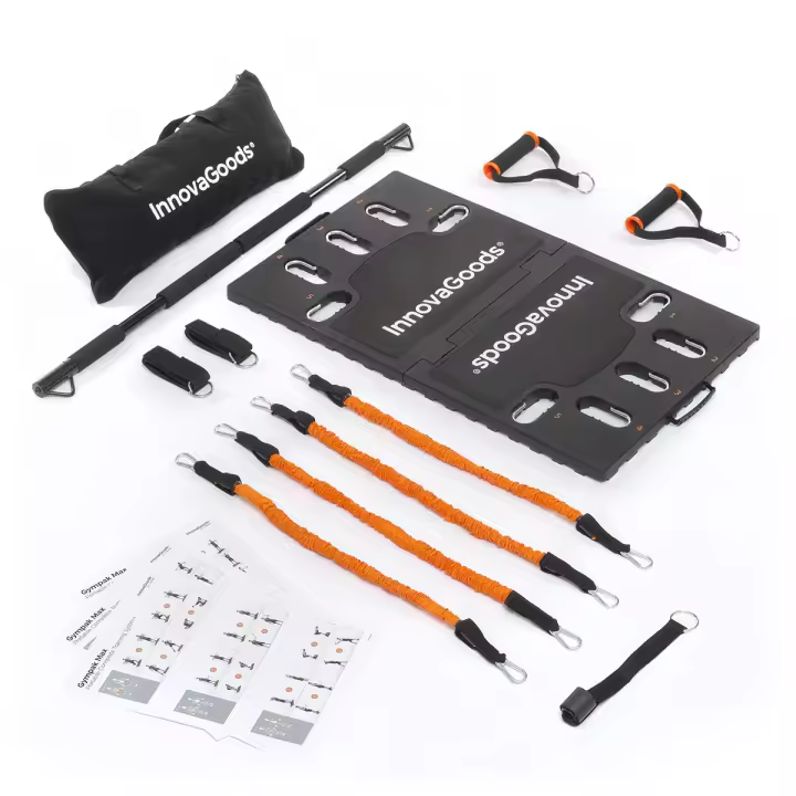 Sistema de Entrenamiento Integral Portátil con Guía de Ejercicios Gympak Max InnovaGoods - 1