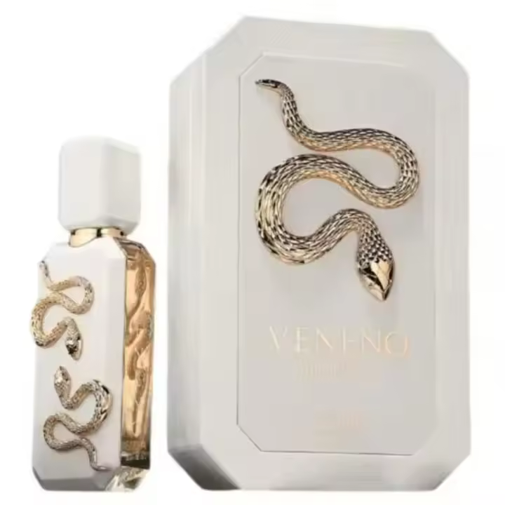 Perfume árabe de mujer Veneno Bianco French Avenue 100ml,Fragancia única, estela duradera, dulce, envolvente, Perfume 100 % original exclusivo, elegante, vainilla ,bergamota NOVEDAD - 1