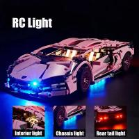 Juego De Luces LED Para Coche De Construcción Técnica De Alta Velocidad 1:14 Vehículo Deportivo DIY Con Bloques De Lámparas Juguetes Para Niños Y Adultos - details 3