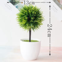 1 Pcs Planta Artificial De Pheonix En Maceta Ball De Hierba Verde Simulada Decoración Para Sala De Estar Oficina Y Festivales - details 7