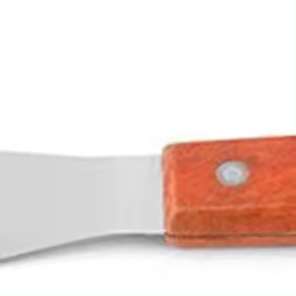 Espátula de Maple inoxidable, espátula de metal, espátula giratoria para sretén de Hierro fundido, espátula para Parrilla de barbacoa con Mango de Madera, Pala elástico - 1