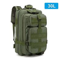 Mochila Táctica Militar Multifuncional de Gran Capacidad, Bolsa de Senderismo para Camping al Aire Libre, Mochilas para Hombres y Mujeres, con Bolsa de Taza (Negro, 30L) - details 1