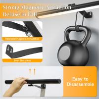 Lámpara De Pared LED Moderna Dimmable Recargable Sin Cable Aluminio Para Iluminación De Pinturas Y Fotos Instalación En Pared Control Remoto Y Táctil - details 7