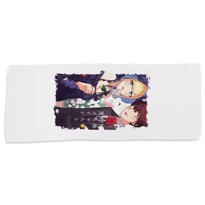 MERCHANDMANIA TOALLA MEDIANA GIMNASIO ABSORBENTE Shinigami Bocchan to Kuro Maid serie anime suave con bolsita - 1