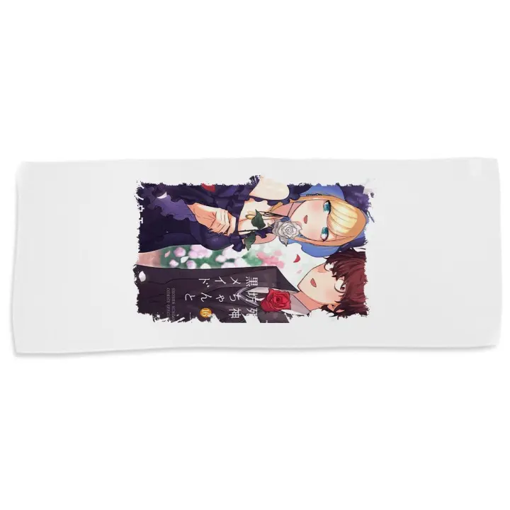 MERCHANDMANIA TOALLA MEDIANA GIMNASIO ABSORBENTE Shinigami Bocchan to Kuro Maid serie anime suave con bolsita - 1