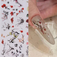 10pcs De Foils Para Uñas Con Diseño De Carácter Chino Arco Iris Bambú Pescado Flor Periquito Adhesivo Para Gel De Uñas Decoración De Manicura - details 2