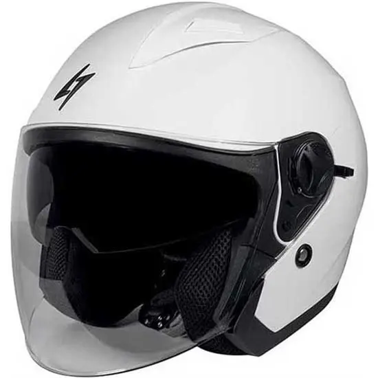 Prostormer Casco Jet Recon Blanco con Visor Solar - Aprobado ECE 2205 - 1