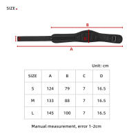 Cinturón De Soporte Lumbar Para Mujer Protección De Cintura Para Entrenamiento De Fitness Uso Diario Material EVA - details 3