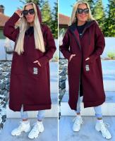 Nueva Chaqueta Larga Elegante Para Mujer 2025 Otoño Invierno Cálido Y Grueso Con Capucha Color Sólido Y Bolsillos De Terciopelo Chaqueta De Windbreaker - details 16