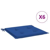 vidaXL Cojines para silla de jardín 6 uds tela 50x50x3 cm Color Antracita,  Crema,  Beige y mas Cojín Decorativo de Asiento Cojines de muebles de salon - details 6