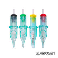 10PCS Agujas De Tatuaje Desinfectadas Y Desechables RL RS RM M1 Para Maquillaje De Labios Y Cejas Permanente Cartridge De Liner Redondo - details 2