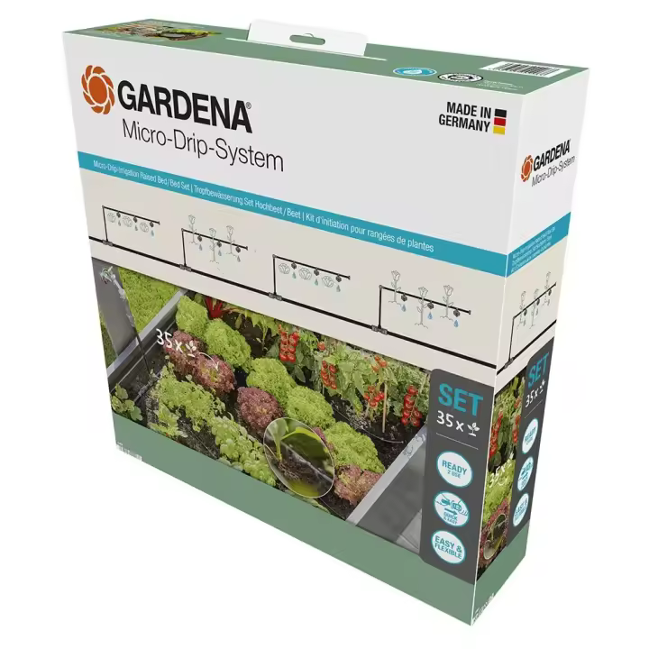 Gardena Riego Goteo Set Transparente Conectores - 1