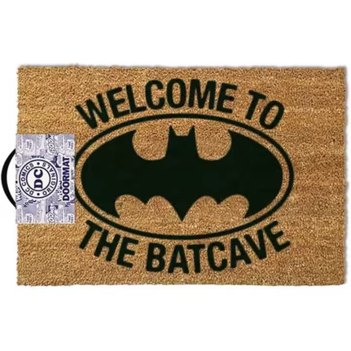 Felpudo Batcueva Batman Welcome to the Batcave Marrón DC 40 x 60 cms - 1